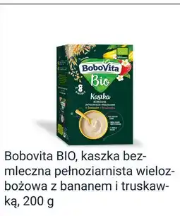 Rossmann Bobovita BIO, kaszka bezmleczna pełnoziarnista wielozbożowa z bananem i truskawką oferta