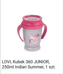 Rossmann LOVI, Kubek 360 JUNIOR, 250ml Indian Summer, 1 szt oferta