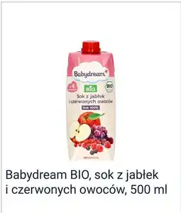 Rossmann Babydream BIO, sok z jabłek i czerwonych owoców oferta