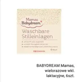 Rossmann BABYDREAM Mamas, wielorazowe wkł. laktacyjne, 6szt oferta