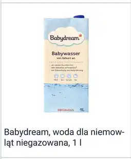 Rossmann Babydream, woda dla niemowląt niegazowana oferta
