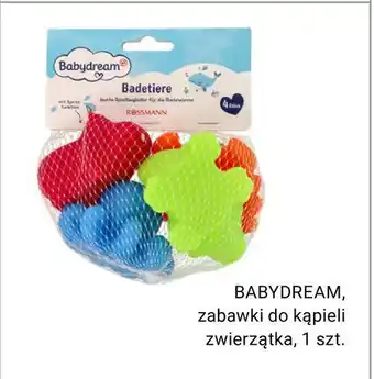 BABYDREAM, zabawki do kąpieli zwierzątka, 1 szt