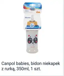 Rossmann Canpol babies, bidon niekapek z rurką, 350ml, 1 szt oferta