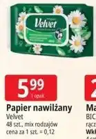 E.Leclerc Papier nawilżany Velvet oferta