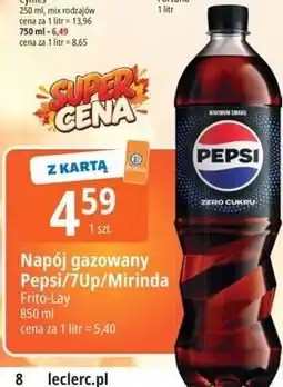 E.Leclerc Napój gazowany Pepsi/7Up/Mirinda oferta
