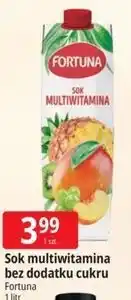 E.Leclerc Sok multiwitamina bez dodatku cukru Fortuna oferta