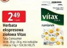 E.Leclerc Herbata ekspresowa ziołowa Vitax oferta