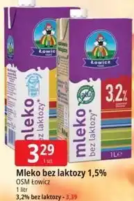E.Leclerc Mleko bez laktozy 1,5% OSM Łowicz oferta