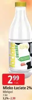 E.Leclerc Mleko Łaciate 2% Mlekpol oferta
