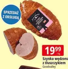 E.Leclerc Szynka wędzona z tłuszczykiem Goodvalley oferta