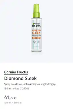 Rossmann Garnier Fructis Diamond Sleek Spray do włosów, nabłyszczająco-wygładzający oferta