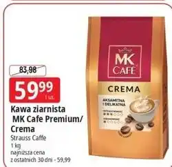 E.Leclerc Kawa ziarnista MK Cafe Premium/Crema Strauss Caffe oferta