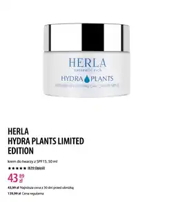 Hebe Herla Hydra Plants Limited Edition krem do twarzy z SPF15 oferta