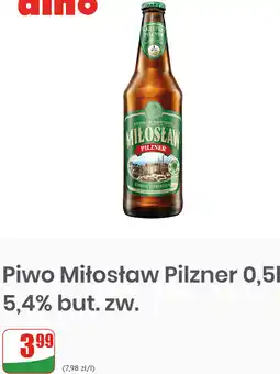Dino Piwo Miłosław Pilzner 0,5l 5,4% but. zw oferta