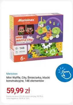 Smyk Klocki konstrukcyjne Mini Waffle City Śmieciarka 148 elementów Marioinex oferta