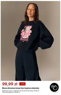 4F Bluza dresowa loose bez kaptura damska 4F oferta