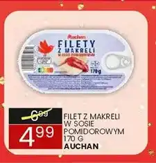 Wafelek Filet z makreli w sosie pomidorowym Auchan oferta