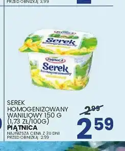Wafelek Serek homogenizowany waniliowy Piątnica oferta