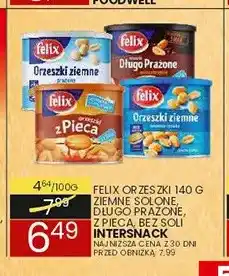 Wafelek Orzeszki ziemne solone Felix oferta