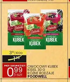 Wafelek Kisiel Owocowy Kubek Delecta oferta