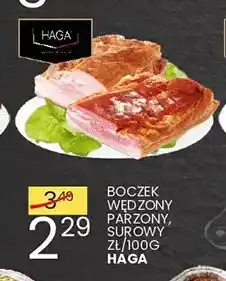 Wafelek Boczek wędzony surowy Haga oferta