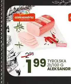 Wafelek Kiełbasa tyrolska Aleksandria oferta