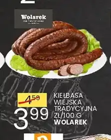 Wafelek Kiełbasa wiejska tradycyjna Wolarek oferta