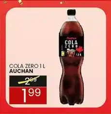 Wafelek Napój gazowany Cola Zero Auchan oferta