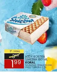 Wafelek Lody kostka Śnieżna oferta