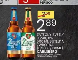 Wafelek Piwo bezalkoholowe Zatecky Svetly Lezak oferta