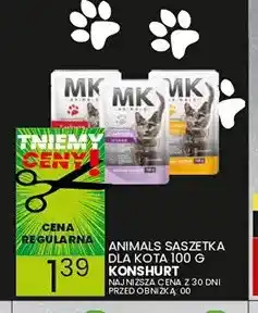 Wafelek Saszetka dla kota Animals oferta