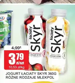 Bingo Jogurt Łaciaty Skyr waniliowy Mlekpol oferta