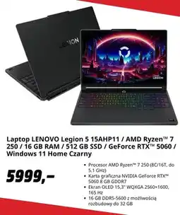 Media Markt Laptop Lenovo Legion 5 15AHP11 oferta