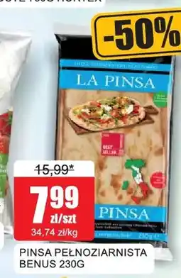 Bingo Pinsa pełnoziarnista Benus oferta