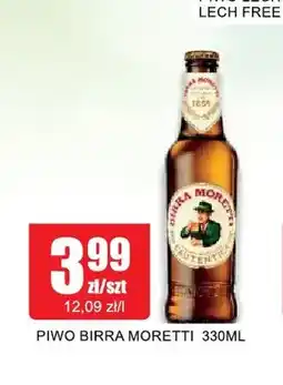Bingo Piwo Birra Moretti oferta