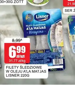 Bingo Filety śledziowe w oleju a'la Matjas Lisner oferta