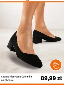 Born2be Czarne Klasyczne Czółenka na Obcasie oferta