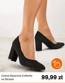 Born2be Czarne Klasyczne Czółenka na Obcasie oferta