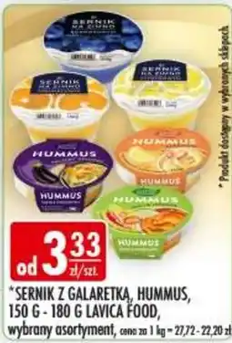 Sklepy Doroty Sernik z galaretką, Hummus oferta