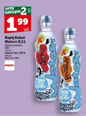 Napój Kubuś Waterrr o smaku arbuza