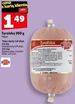 Topaz Kiełbasa tyrolska Pekpol oferta