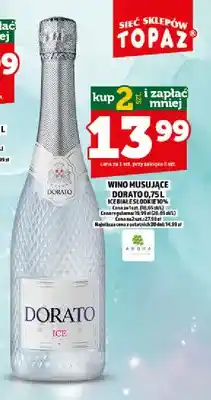 Topaz Wino musujące Dorato Ice białe słodkie oferta