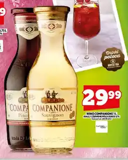 Topaz Wino białe Companione półsłodkie 12% oferta