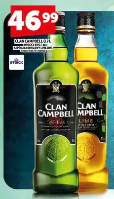 Topaz Napój alkoholowy Clan Campbell Lime 30% oferta