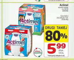 Marketvita Napój jogurtowy Actimel Kids truskawka-banan Danone 4-pak oferta