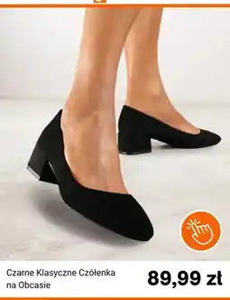 Born2be Czarne klasyczne czółenka na obcasie oferta