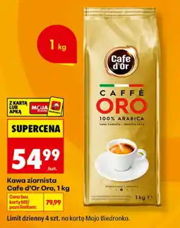 Biedronka Kawa ziarnista Cafe d'Or Oro oferta