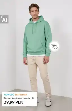 Sinsay Bluza z kapturem comfort fit oferta