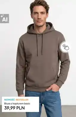 Sinsay Bluza z kapturem basic oferta