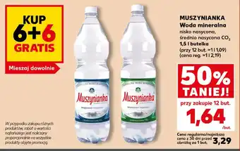 Woda mineralna gazowana Muszynianka nisko nasycona CO2